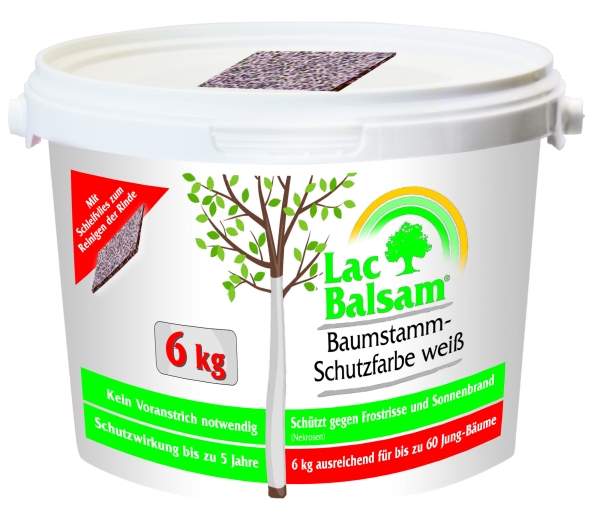 Etisso LacBalsam Baumstamm-Schutzfarbe weiß